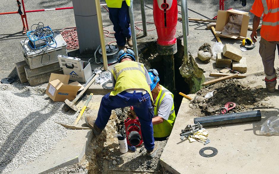 travaux assainissement Commeny